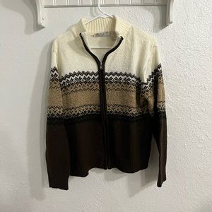 Fall sweater zip up